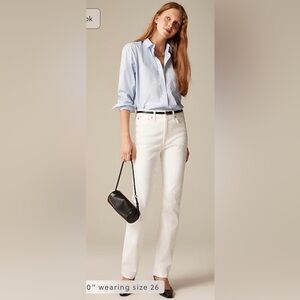 J.Crew Slim-straight jean in white